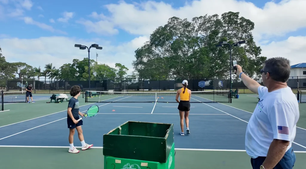 Training at Hobson Performance Tennis