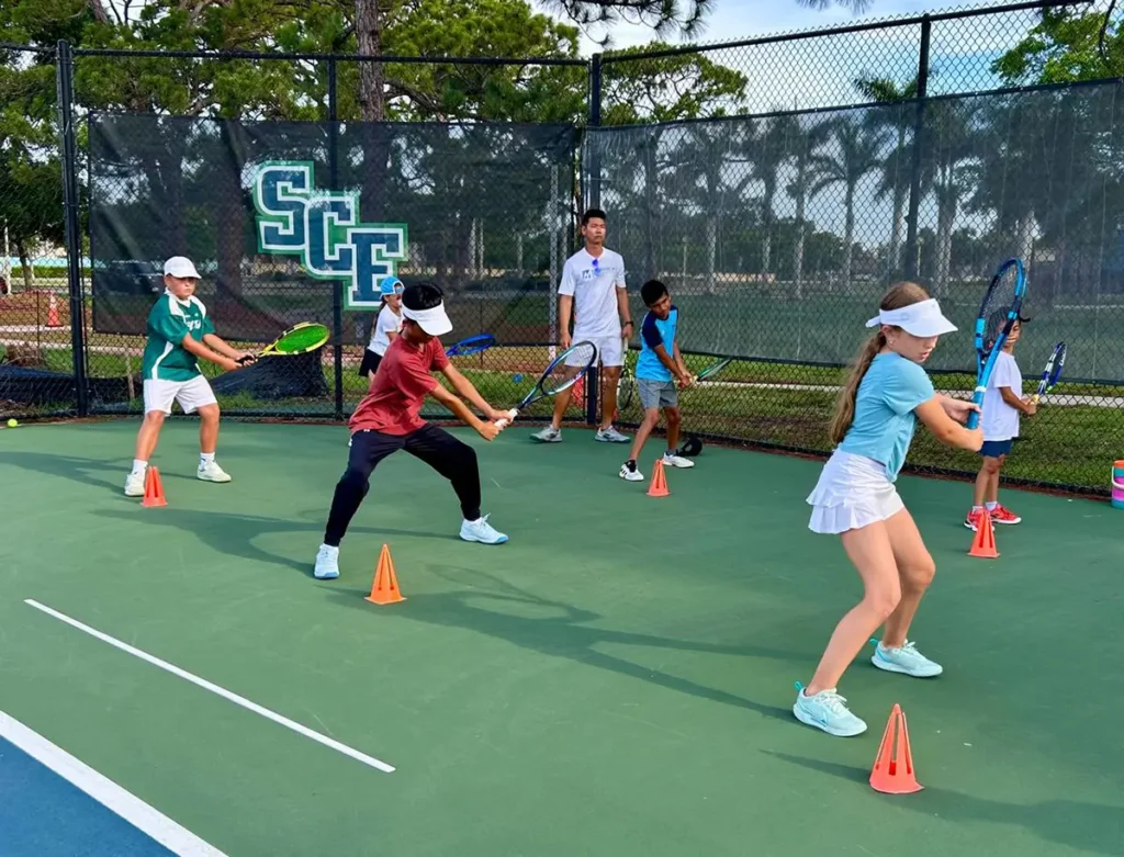 Training at Hobson Performance Tennis